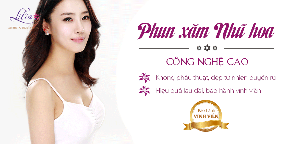 Phun xăm nhũ hoa ở đâu đẹp và an toàn?