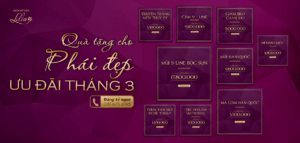 Ưu đãi Tháng 3 – Quà cho phái đẹp cùng Thẩm mỹ viện Lilia